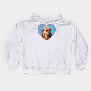 Heart Dog Phone Case Kids Hoodie